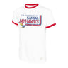 Retro Brands Kansas Jayhawks Stripe Ringer Tee