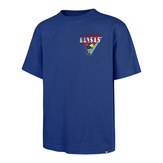 47 Brand Kansas Jayhawks Skinny Legs Classic Triangle Tee