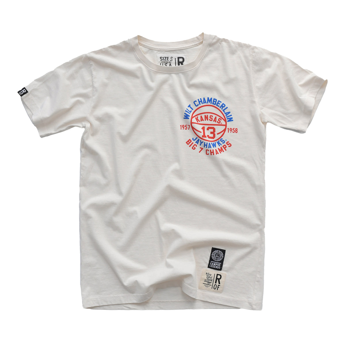 Kansas Jayhawks Wilt Chamberlain Big 7 Champs T-Shirt