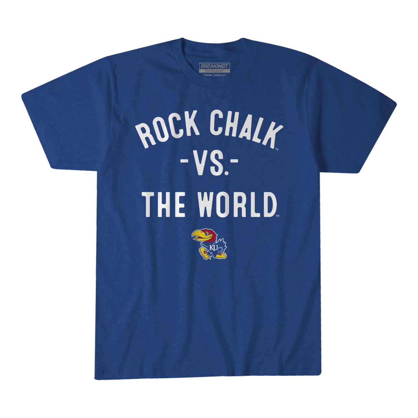 Breaking T Kansas Rock Chalk vs. The World Tee