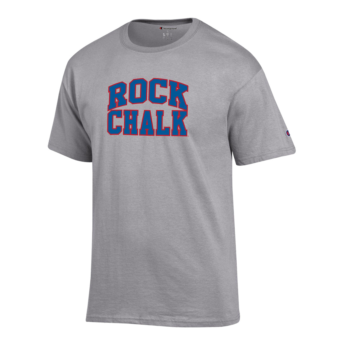 Champion Kansas Rock Chalk Wordmark T-Shirt - Front View