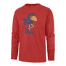 47 Brand Kansas Jayhawks Skinny Legs Logo Long Sleeve T-Shirt