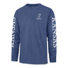 47 Brand Kansas Jayhawks Skinny Legs Logo Long Sleeve T-Shirt