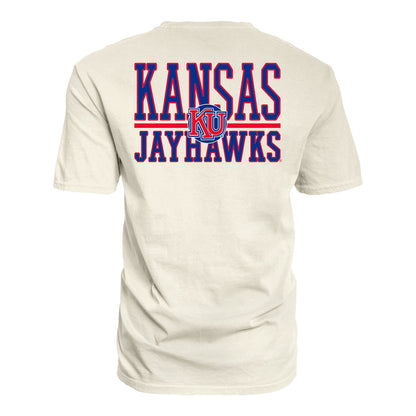 Blue 84 Kansas Jayhawks KU Circle T-Shirt