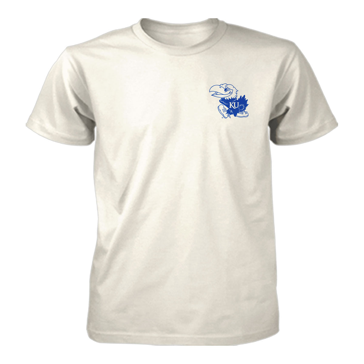 Something Inked Kansas Jayhawks Vertical Pennant  T-Shirt