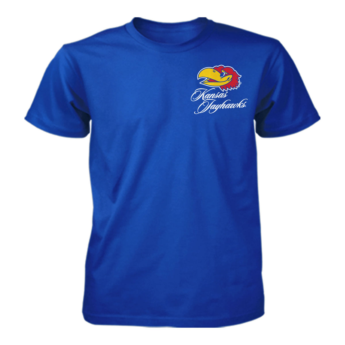 Something Inked Kansas Jayhawks Helmet Front T-Shirt