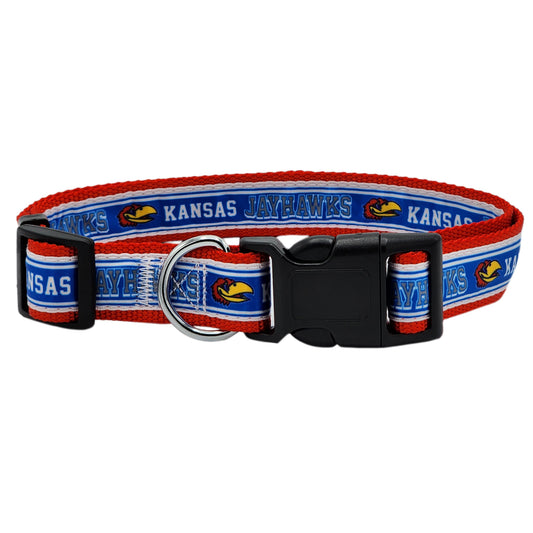 Pets First Kansas Jayhawks Dog Collar