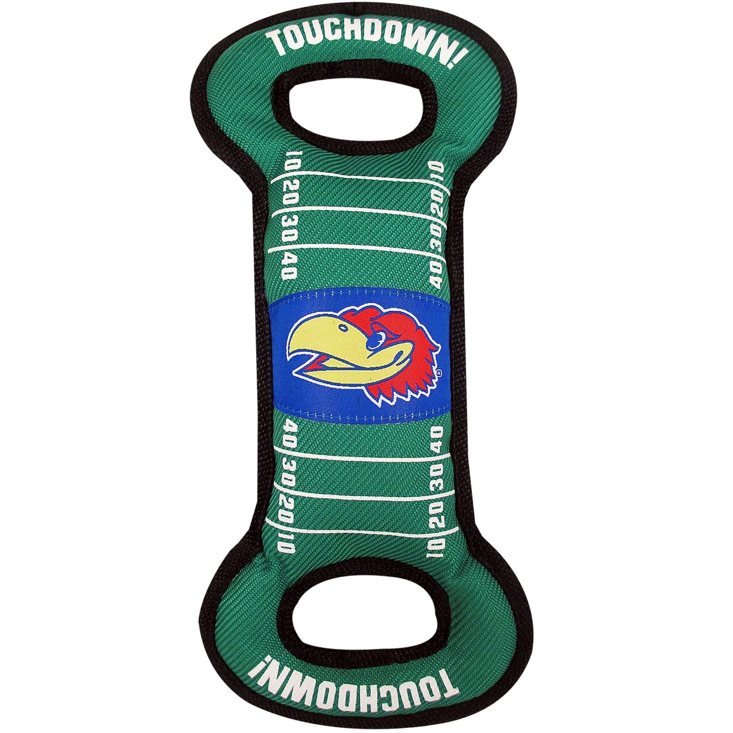 Pets First Kansas Jayhawks Football Field Dog Toy