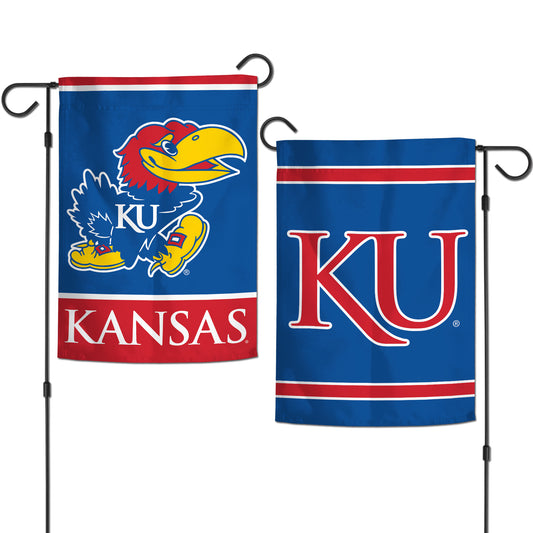 WinCraft Kansas Jayhawks KU 2-Sided Garden Flag