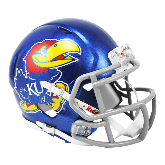 Riddell Kansas Jayhawks Blue Mini Helmet