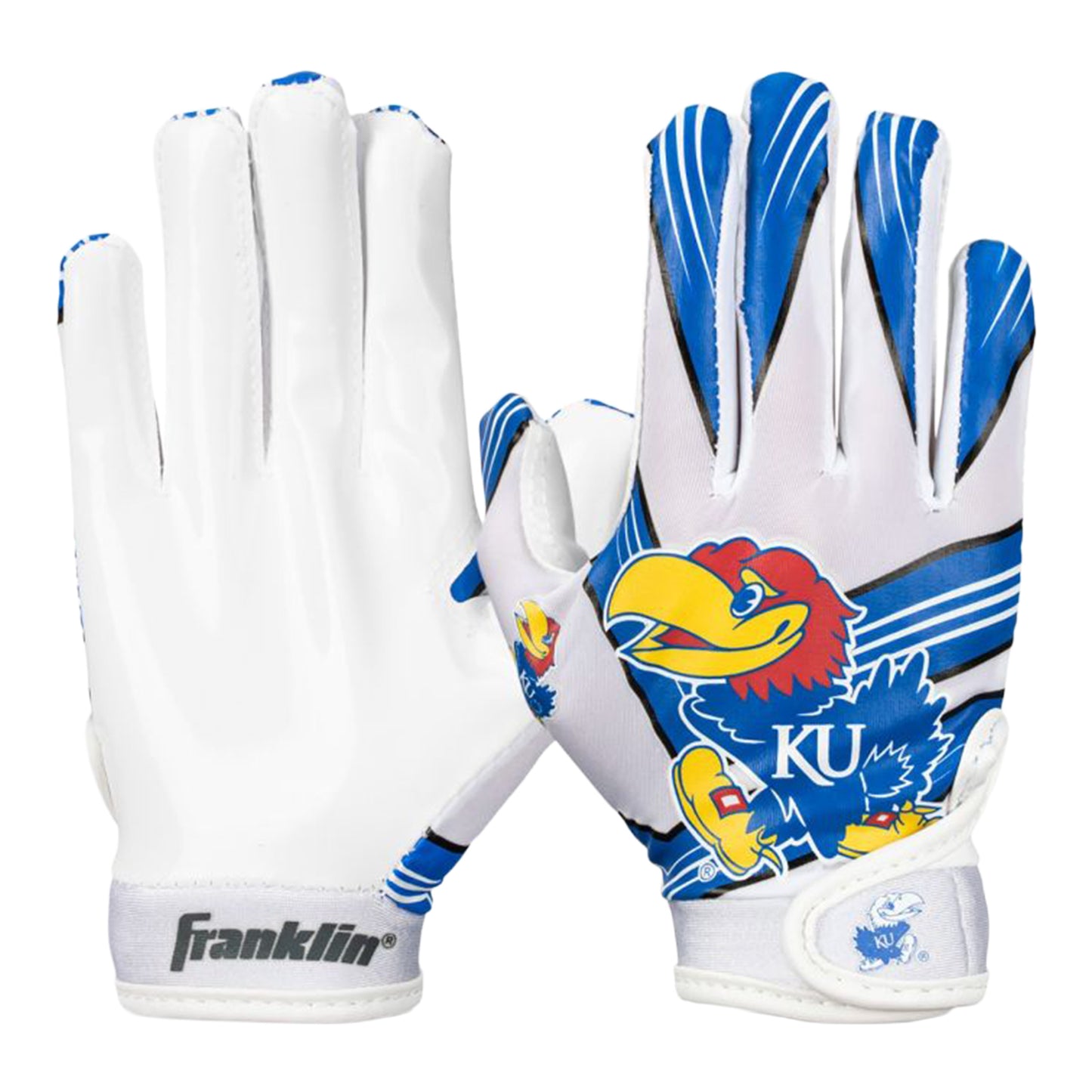 Franklin Kansas Jayhawks Youth Receiver Gloves