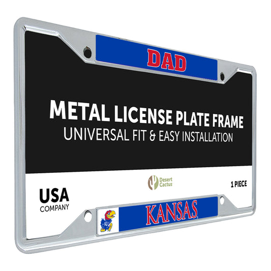 Kansas Dad License Plate Frame