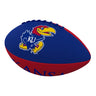 Logo Brands Kansas 10-Inch Rubber Football