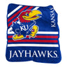 Logo Brands Kansas Raschel Throw
