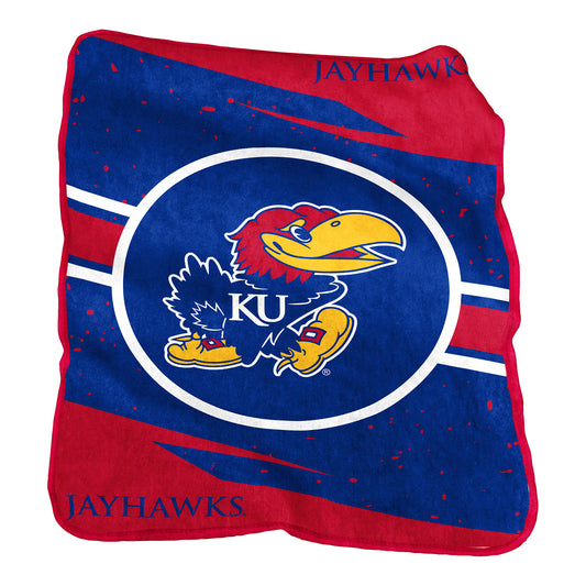 Logo Brands Kansas 60x80 Circle Raschel Blanket