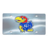 Logo Brands Kansas Chrome Diecast License Plate
