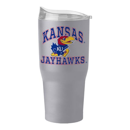Logo Brands Kansas 30oz Athletic Powder Coat Tumbler