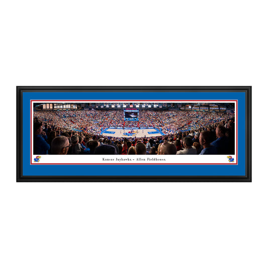 Kansas Jayhawks Basketball - Deluxe Frame