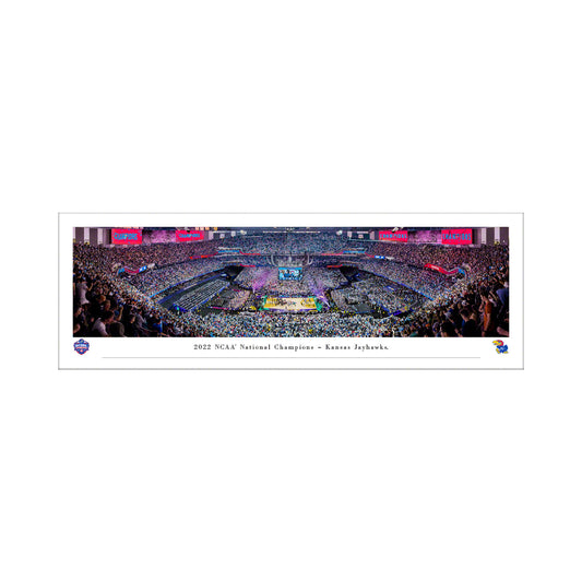 2022 NCAA National Champions - Kansas Jayhawks - Unframed