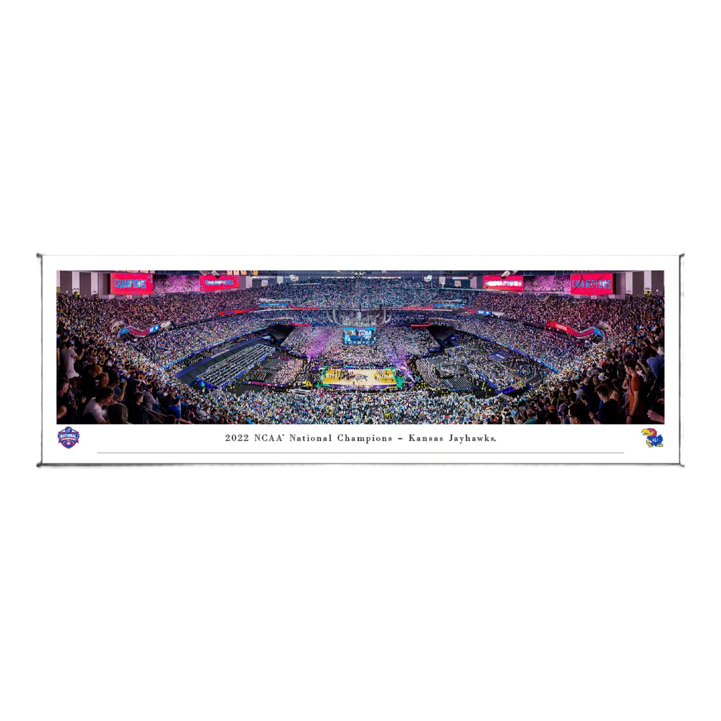 2022 NCAA National Champions - Kansas Jayhawks - Standard Frame