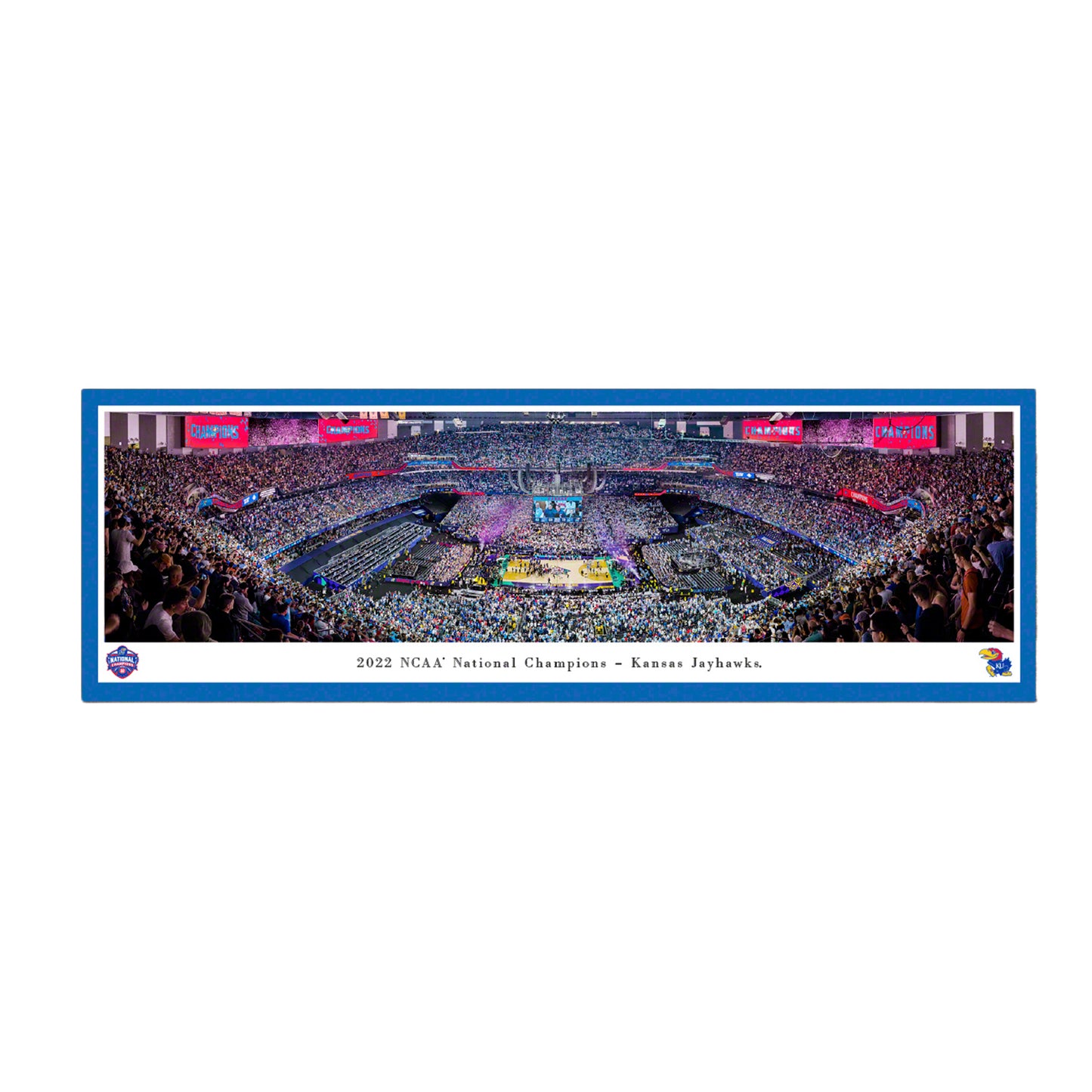 2022 NCAA National Champions - Kansas Jayhawks - Select Frame