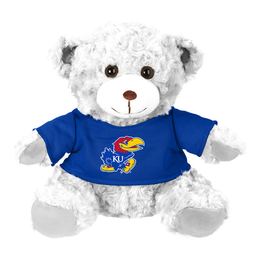 FOCO Kansas Jayhawks T-shirt Fuzzy Bear Plush