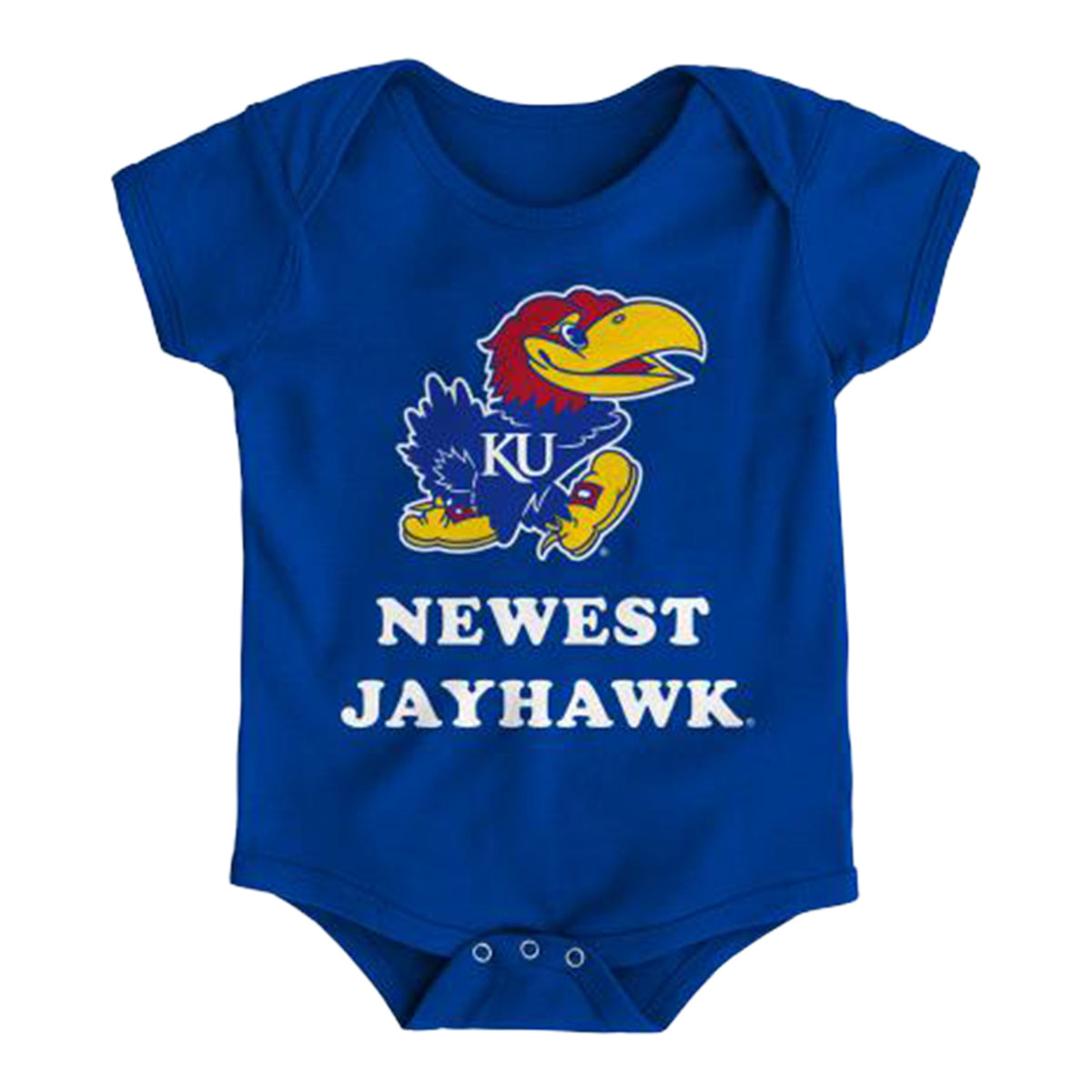 Kansas Jayhawks Newest Jayhawk Creeper - Front View