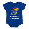 Kansas Jayhawks Newest Jayhawk Creeper - Front View