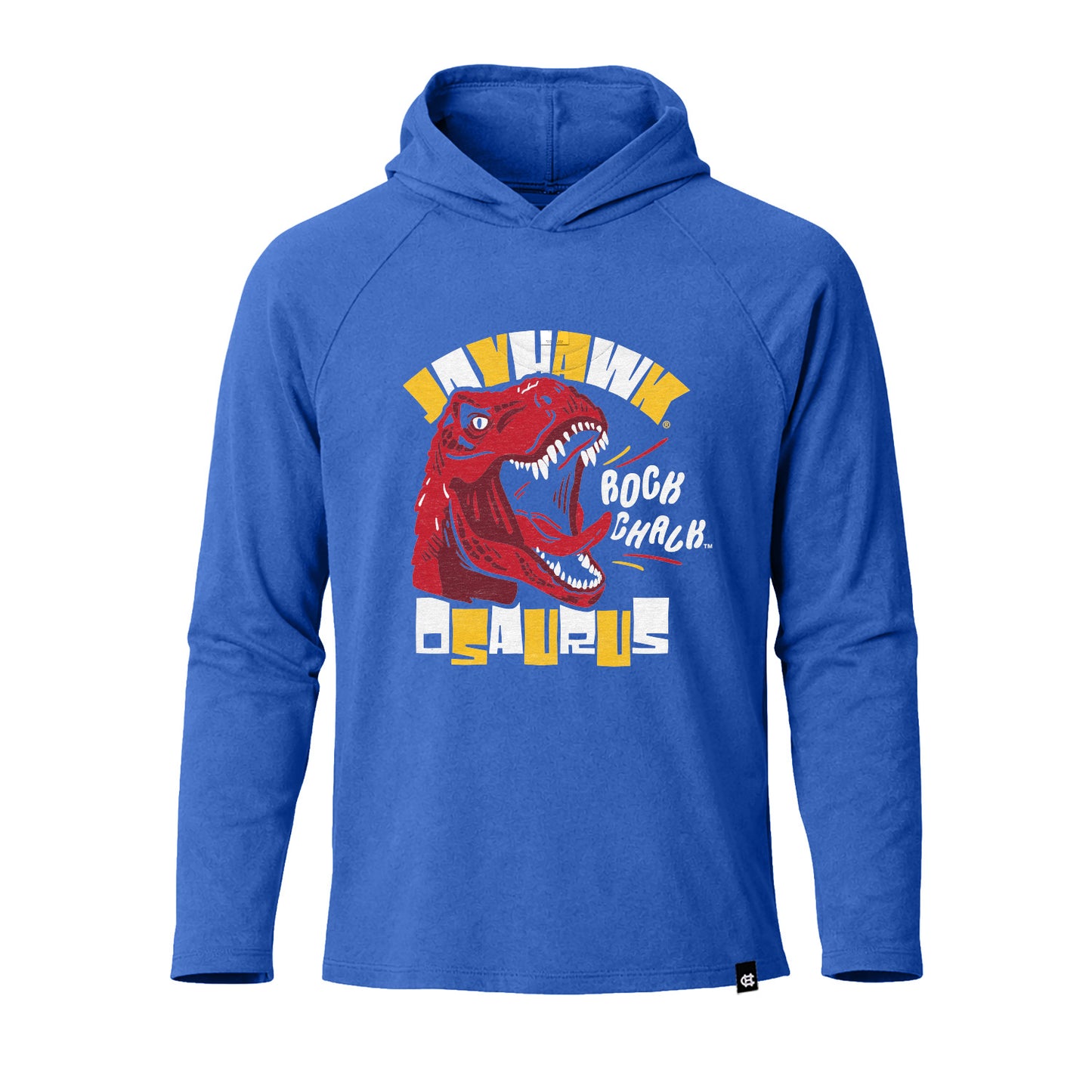 Youth Kansas Rock Chalk Jayhawk-Osaurus Hoodie