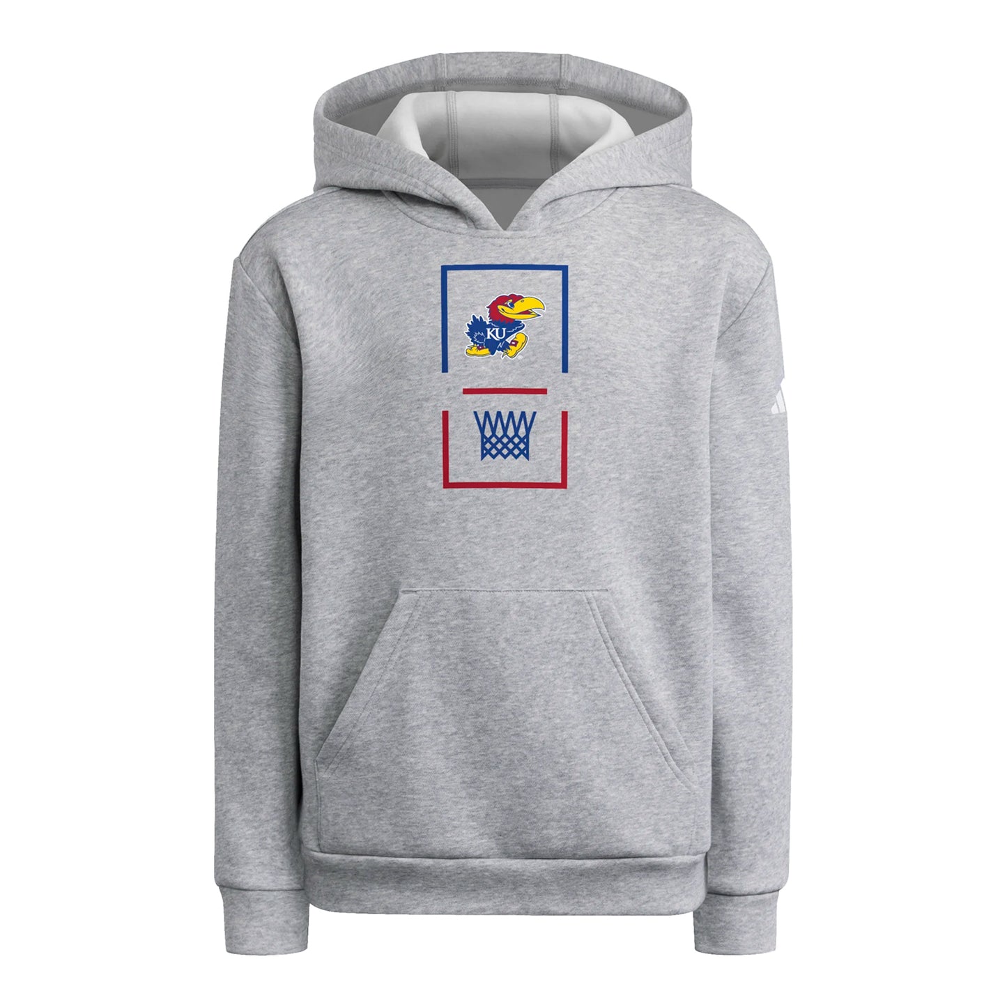 Youth Adidas Kansas Basketball Hoops Hoodie