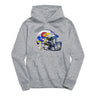 Vive La Fete Youth Kansas Jayhawks Dripping Football Helmet Hoodie