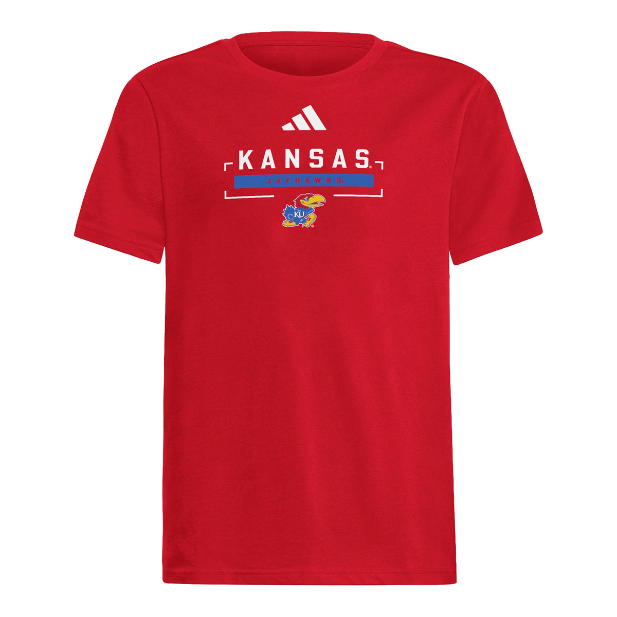 Youth Adidas Kansas Jayhawks Icon T-Shirt