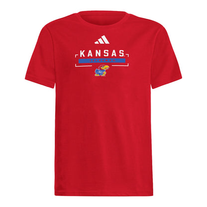 Youth Adidas Kansas Jayhawks Icon T-Shirt