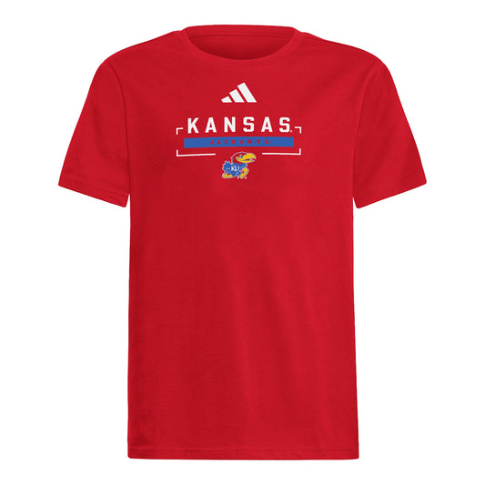 Youth Adidas Kansas Jayhawks Icon T-Shirt