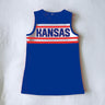 Youth Kansas Stripe Cheer Dress