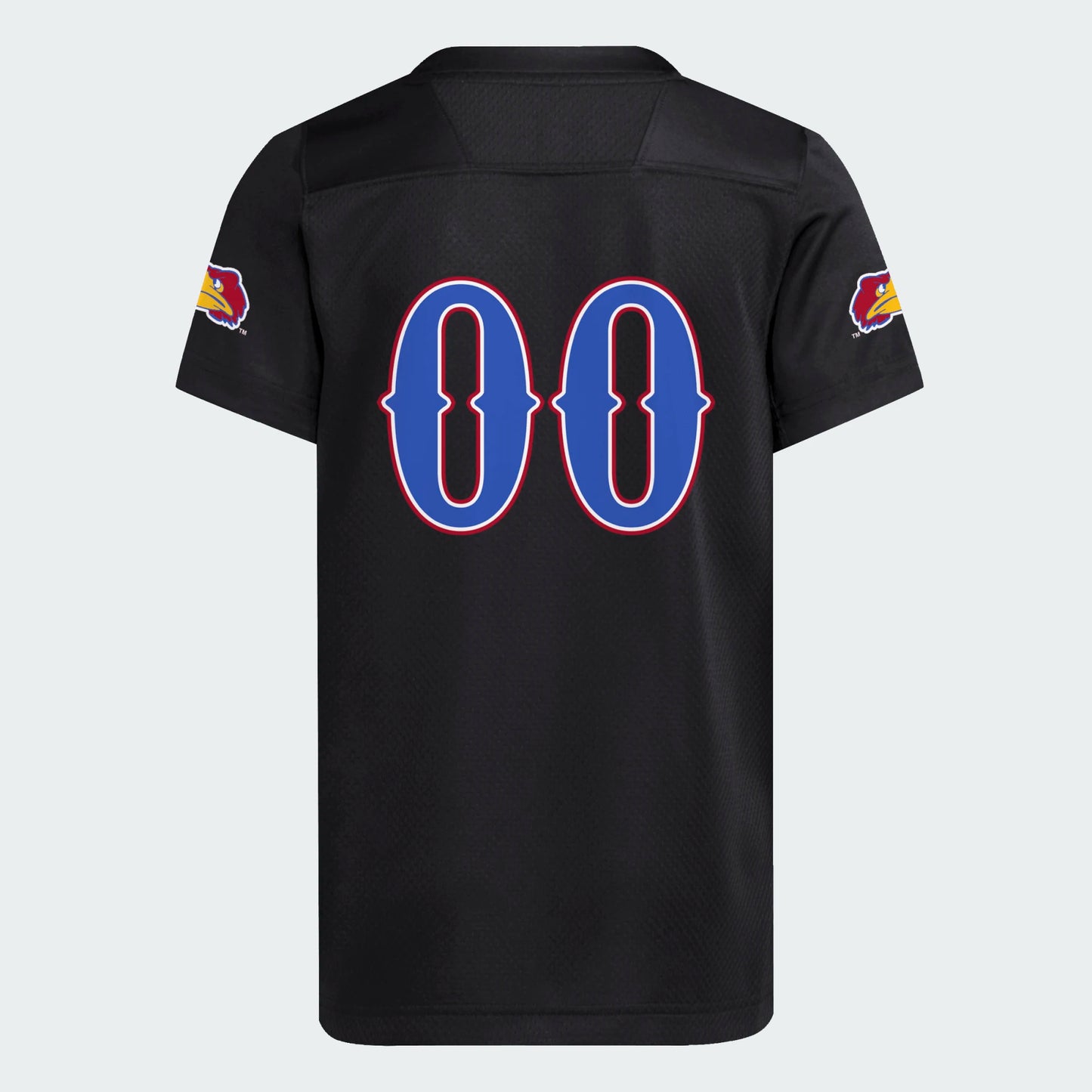 Adidas Kansas Jayhawks Youth #00 Black Football Jersey